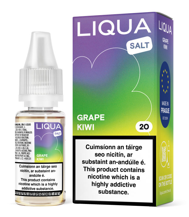 Liqua Salt - Grape Kiwi 10ml 20mg