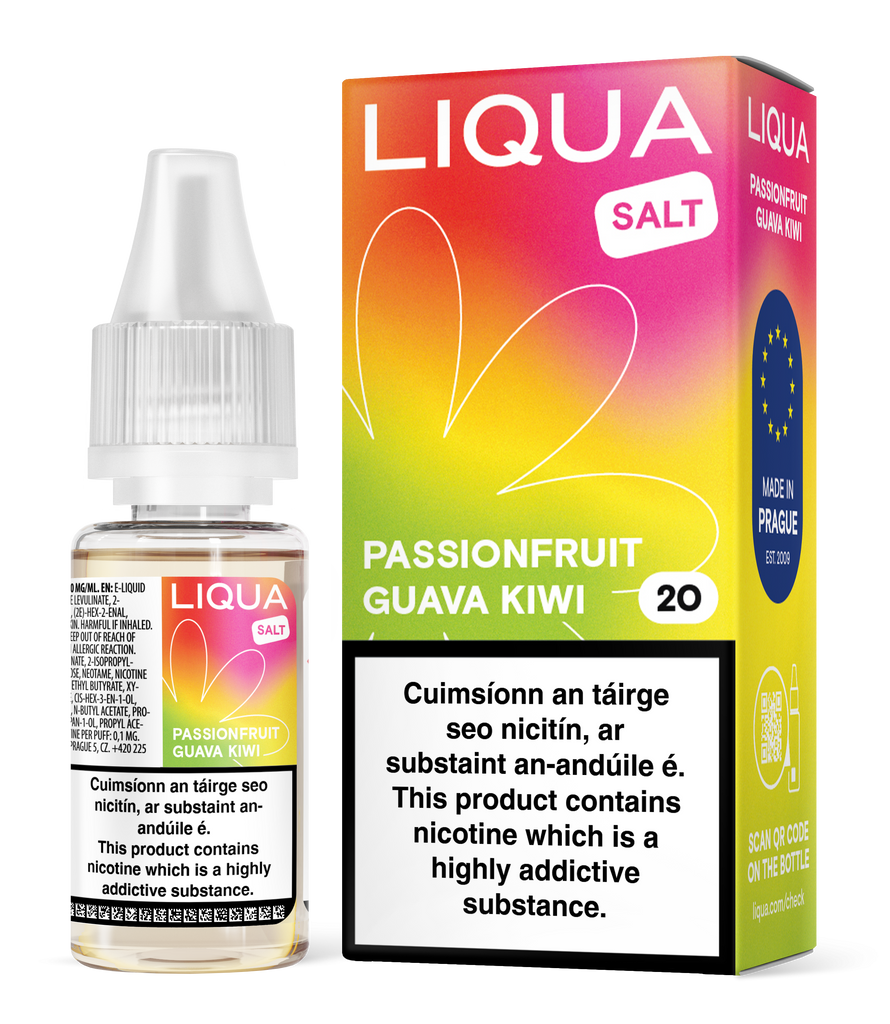 Liqua Salt - Passionfruit Guava Kiwi 10ml 20mg