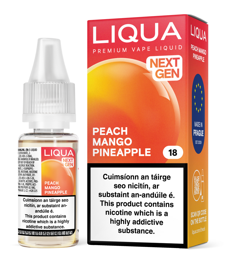 Liqua Next Gen - Peach Mango Pineapple 10ml