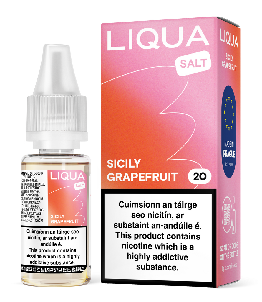 Liqua Salt - Sicily Grapefruit 10ml 20mg